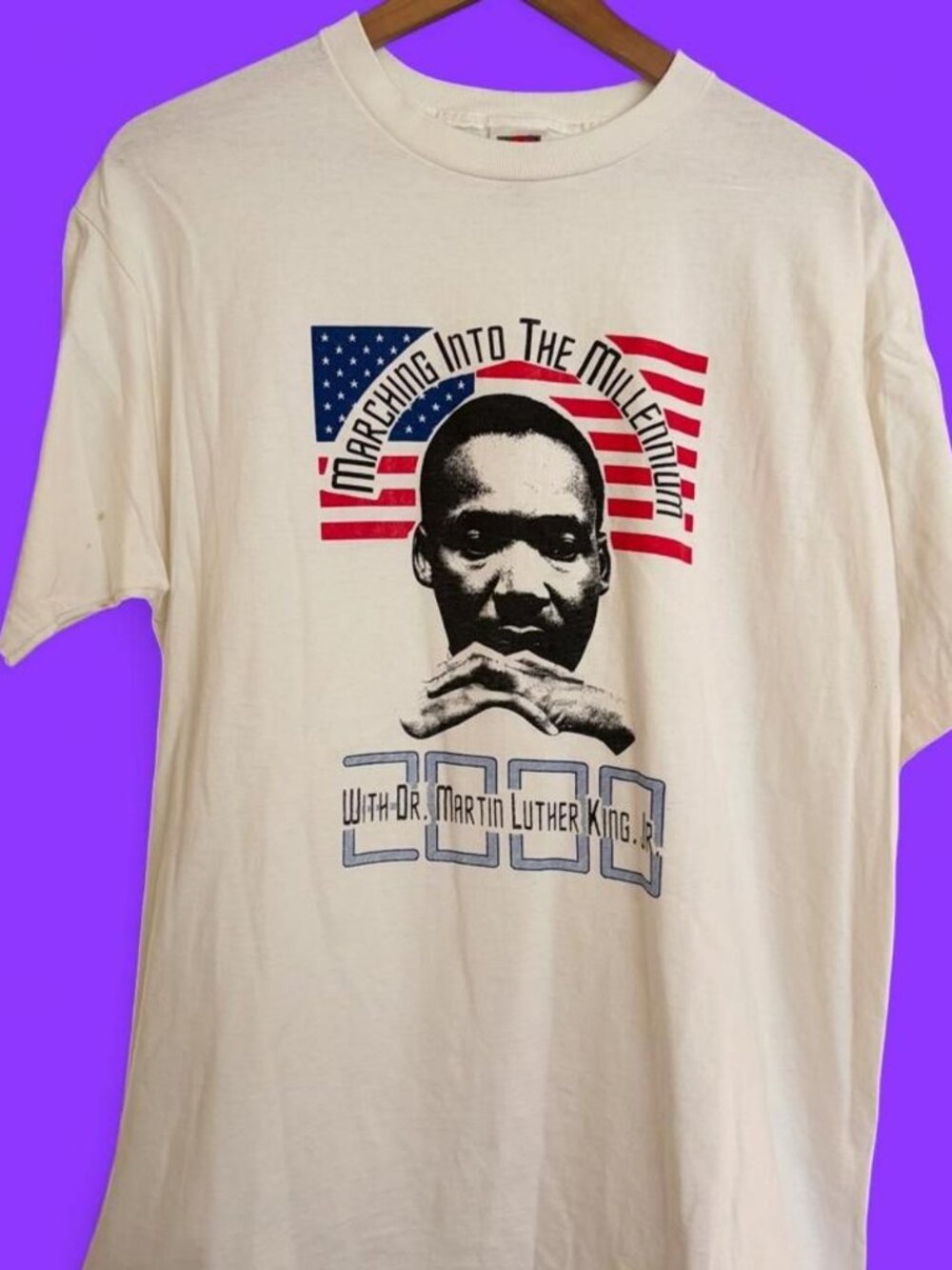 2000 Dr Martin Luther King March Vintage TShirt
